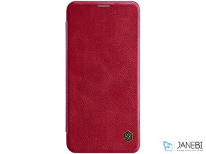 کیف موبایل چرمی نیلکین ال جی Nillkin Qin Leather Case LG V40 ThinQ