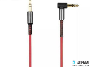 قرمز کابل یک متری Hoco Spring 3.5 mm Stereo Aux