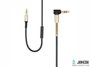 فروش کابل یک متری میکروفون دار Hoco UPA02 Spring 3.5 mm Stereo With Controls Aux