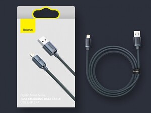 کابل لایتنینگ 1.2 متری بیسوس  Baseus CAJY000001 Crystal Shine 1.2m Lightning Cable