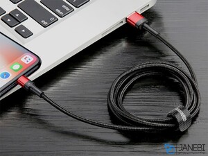 کابل شارژ لایتنینگ بیسوس Baseus Cafule Special Edition Lightning Cable 1m