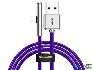 کابل لایتنینگ بیسوس Baseus Iridescent Lamp Game Cable Lightning 2m