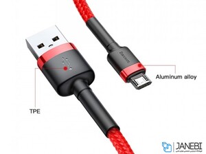 کابل شارژ سریع و انتقال داده میکرو یو اس بی بیسوس Baseus Cafule Micro USB Cable 1m