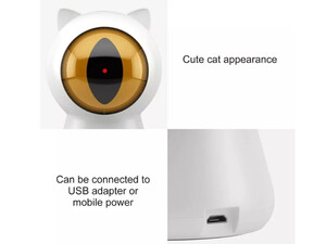 اسباب بازی گربه هوشمند شیائومی PETONEER White Petoneer Smart Dot Laser Cat Toy TY011