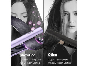 فروش اتو صاف و فر کننده مو شیائومی Xiaomi ShowSee E2 Professional Hair Straightener and Curler E2-P