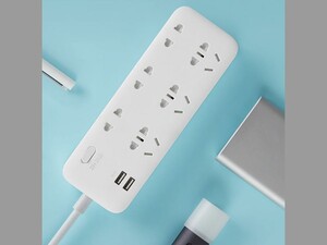 چند راهی و شارژر شیائومی 6 سوکت و 2 یو اس بی  Xiaomi CX05 ZMI 18W Power Strip 6 AC Sockets  2 USB Smart Output