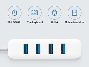 هاب 4 پورت USB3 شیائومی مدل XMFXQ01QM