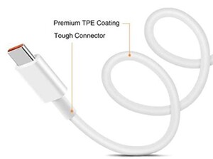 کابل شارژ سریع تایپ سی شیائومی Xiaomi 5A Type-C Fast Charge Cable 1m