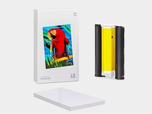 کارتریج و کاغذ عکس میجیا شیائومی Xiaomi SD20 Photo Paper Ink Ribbon 40 folhas