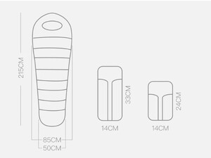 کیسه خواب شیائومی Xiaomi ZAOFENG Sleeping Bag