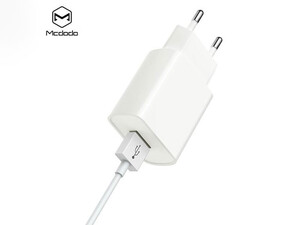 قیمت شارژر دیواری مسافرتی یواس‌بی همراه با کابل لایتنینگ مک‌دودو Mcdodo CH-663 USB Output Travel Charger Set