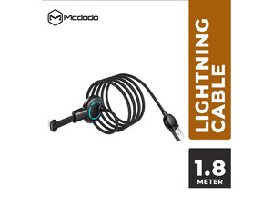 کابل تبدیل USB به USB-C مک دودو مدل Mcdodo  LIGHTNING IPHONE GAMING charging cable 1.8m CA-5951