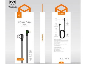 کابل شارژ و انتقال داده لایتنینگ مک دودو Mcdodo 90 Light Lightning Cable 1.2M CA-467