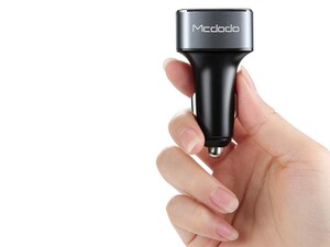 شارژر فندکی 3 پورت با قابلیت شارژ سریع مک دودو MCDOOD 3 Port QC 3.0 4.8A Car Charger CC-657 دارای ابعاد جمع و جور