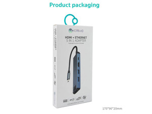 هاب تایپ سی پنج پورت کوتتسی Coteetci HDMI USB3.0*2 ·PD3.0 Gigabit Ethernet 16002