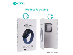 محافظ صفحه نمایش اپل واچ سری 7 کوتتسی Coteetci iWatch 7 protection case 25008-BK