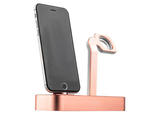 شارژر بی سیم و پایه نگهدارنده گوشی آیفون کوتتسی Coteetci Base5 2in1 iPhone&Apple Watch Stand CS2095-TS