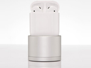 خرید شارژر بی سیم ایرپادز اپل کوتتسی Coteetci AirPods Charging Ddock CS7202-TS