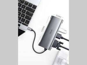 هاب تایپ سی 10 پورت فلزی ویوو WiWU Alpha A11312H Usb C Hub 10-in-1