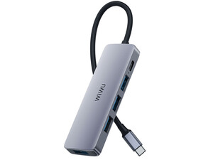 هاب تایپ سی 5 پورت ویوو WiWU 5 in 1 Usb C Hub Alpha 541BC