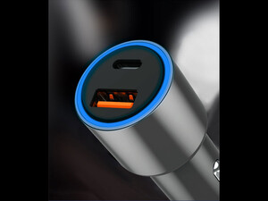 wiwu Car charger PC100خرید بهترین شارژر فندکی تایپ سی و یو اس بی