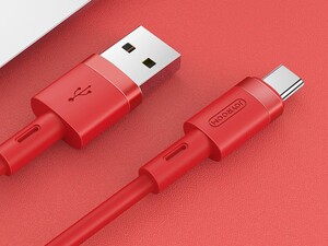 کابل یواس‌بی به تایپ‌سی جویروم JOYROOM original cable high quality liquid silicone usb cables S-1224N2