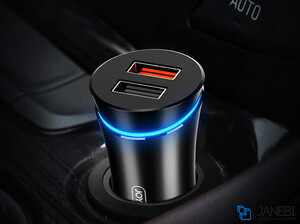 شارژر فندکی سریع جویروم Joyroom JR-C08 Smart dual-port Car Charger