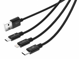 کابل شارژر سه سر اوریکو ORICO UTS-12 3 in 1 Data Cable