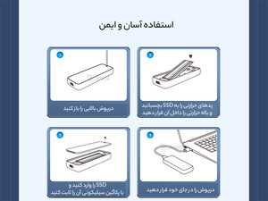 قیمت باکس M.2 NVMe اوریکو