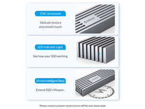 قیمت اکس اس اس دی m2 اوریکو ORICO FV35C3-G2 USB3.2 Gen2 Type-C M.2 NVMe/NGFF(SATA) SSD Enclosure