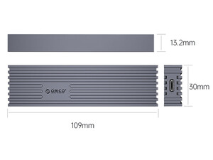 باکس اس اس دی m2 اوریکو ORICO FV35C3-G2 USB3.2 Gen2 Type-C M.2 NVMe/NGFF(SATA) SSD Enclosure