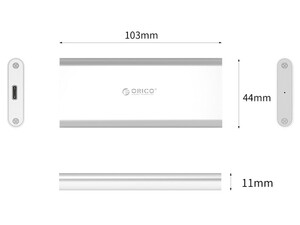 قیمت باکس هارد اس اس دی M2 به Type-C اوریکو ORICO M2G-C3 M.2 to Type-C High-speed SSD Enclosure
