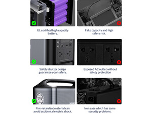 قیمت اینورتر و پاور بانک قابل حمل چند منظوره اوریکو ORICO-PA500-2A4U Portable Power Station