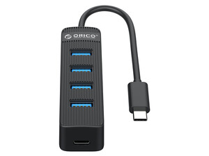 هاب Type-C با 4 درگاه USB3.0 و پورت برق اوریکو