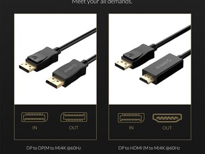 Orico XD-DTDP4 DisplayPort to DisplayPort cable 2M