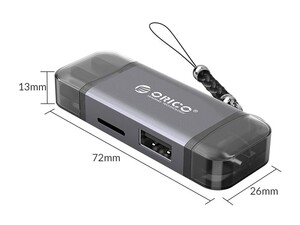 کارتخوان و رم ریدر اوریکو Orico 3CR61 USB3.0 6-in-1 Card Reader