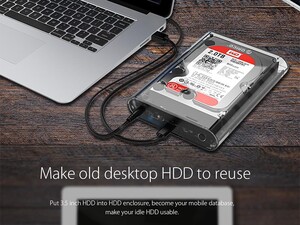 باکس هارد اینترنال به اکسترنال اوریکو Orico 3139C3 3.5 inch USB3.0 Hard Drive Enclosure