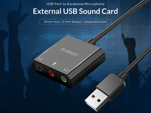 کارت صدا اکسترنال اوریکو Orico SKT3 USB External Sound Card