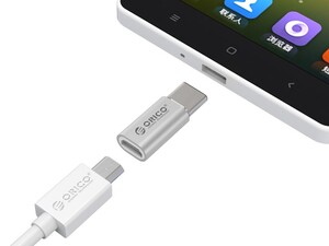 مبدل تایپ سی به میکرو یو اس بی اوریکو Orico CTM1 Aluminum Micro to Type-C USB2.0 Adapter