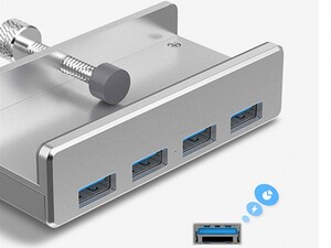 هاب یو اس بی 4 پورت اوریکو Orico MH4PU 4 Port USB 3.0 Hub قابلیت شارژ و انتقال داده