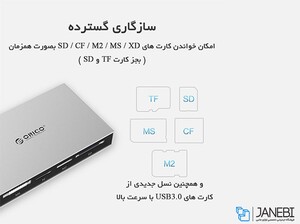 کارتخوان یو اس بی اوریکو ORICO Card Reader