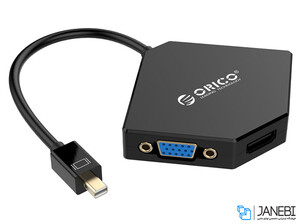 مبدل مینی دیسپلی پورت به اچ دی ام آی و دی وی آی و وی جی ای اوریکو Orico DMP-HDV3 Mini DisplayPort to HDMI/DVI/VGA Adapter