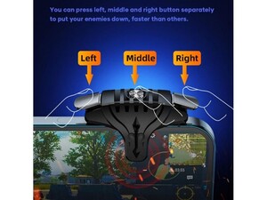 دسته بازی موبایل راک Rock G01 Shooting Game Controller