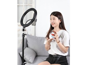 سه پایه ال ای دی دار موبایل راک Rock RPH0947 Selfie Ring Light