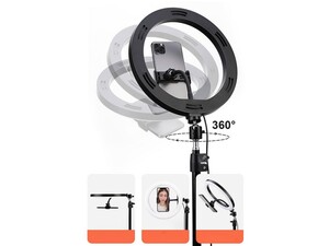 سه پایه ال ای دی دار موبایل راک Rock RPH0947 Selfie Ring Light