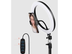 سه پایه ال ای دی دار موبایل راک Rock RPH0947 Selfie Ring Light