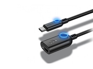 مبدل میکرو یو اس بی به یو اس بی 11 سانتی متری راک ROCK Micro USB  to USB 2.0 Adapter