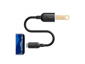 مبدل میکرو یو اس بی به یو اس بی 11 سانتی متری راک ROCK Micro USB  to USB 2.0 Adapter دارای ابعاد جمع و جور