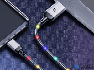 کابل لایتنینگ رقص نور راک Rock R6 Lightning Cable 1M