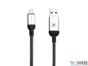 کابل لایتنینگ رقص نور راک Rock R6 Lightning Cable 1M